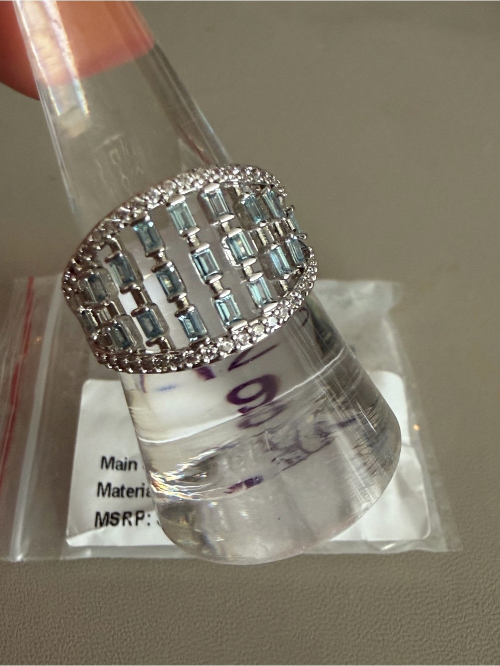 ✨ Bomb Party “The Jess Ring” – Size 9 March 2026 Birthday ✨